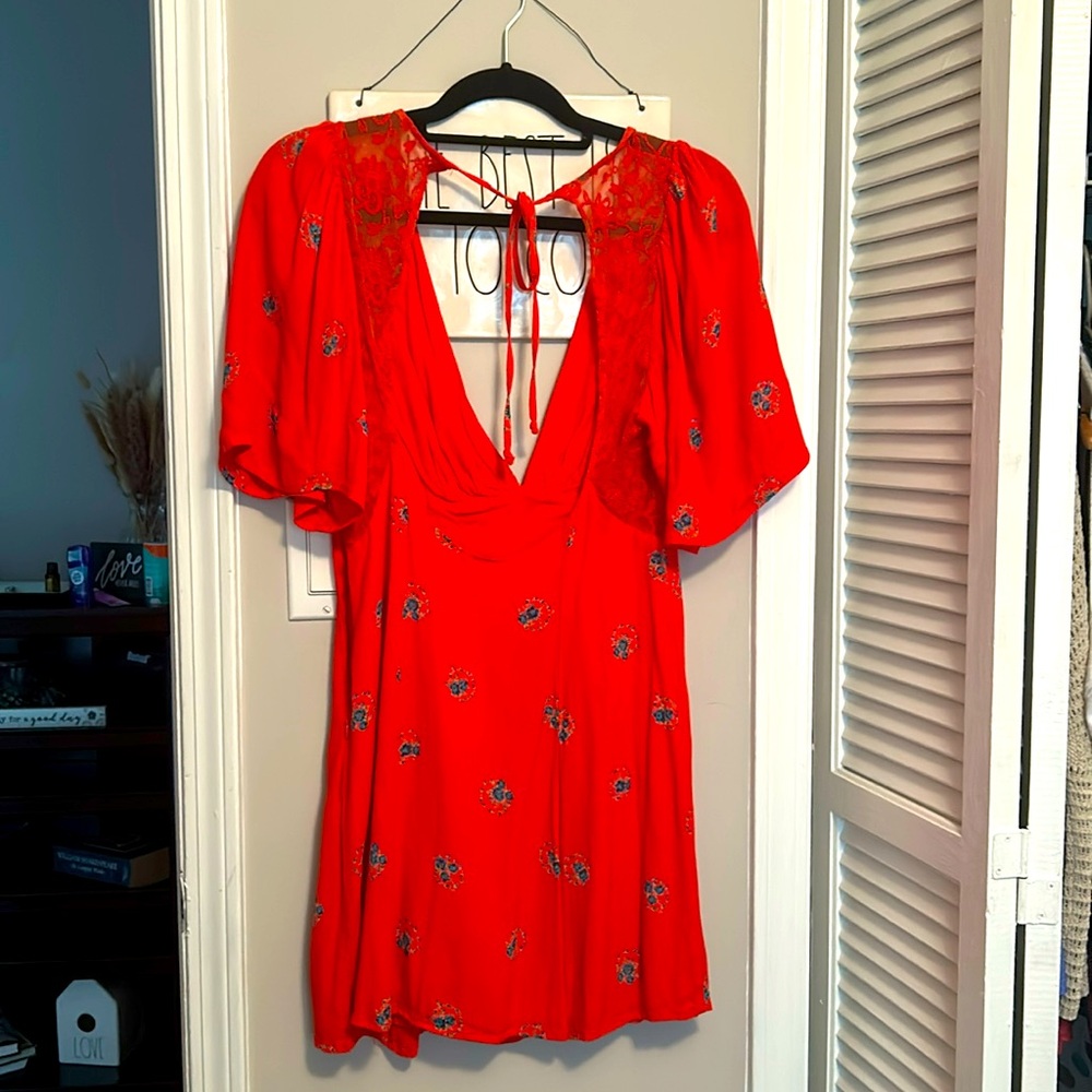 Free People Open Back Dress
